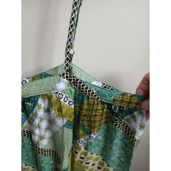 Natural life adjustable strap tunic BoHo patchwork medium - Picture 4 of 8